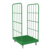 rolltainer® 1350 KU pavimento in plastica 724 x 815 mm verde su 2 lati-1