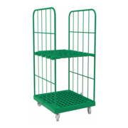 rolltainer® 1450 KU Piano in plastica 724 x 815 mm verde su 2 lati-3