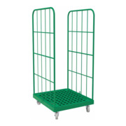 rolltainer® 1450 KU plancher plastique 724 x 815 mm vert double face-1