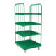 rolltainer® 1450 KU plancher plastique 724 x 815 mm vert double face