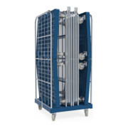 rolltainer® 1450 Système à emboîtement 724 x 815 mm 2 faces bleu-4