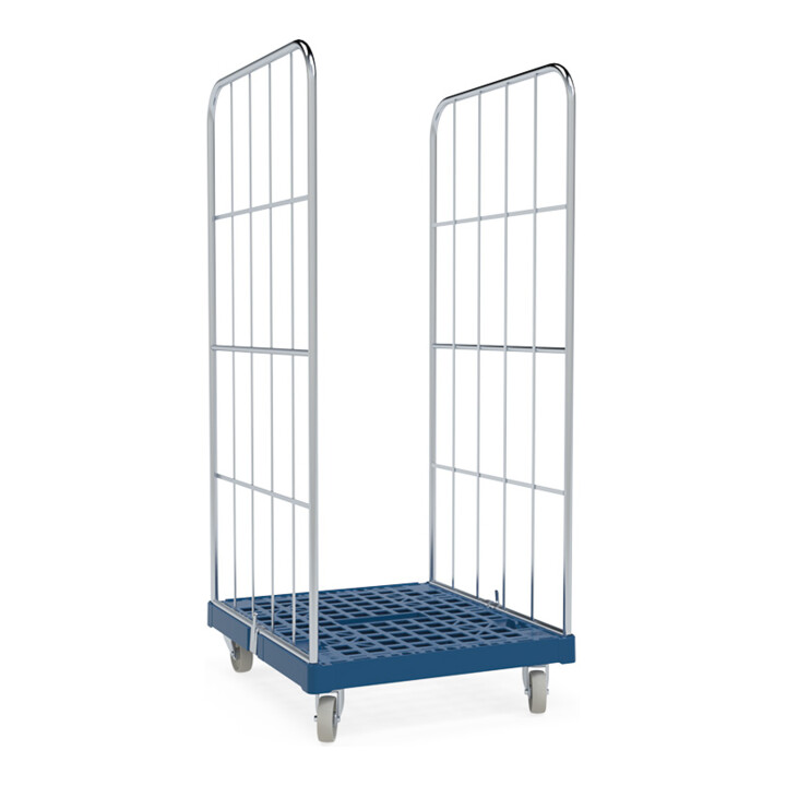 rolltainer® 1450 Système à emboîtement 724 x 815 mm 2 faces bleu