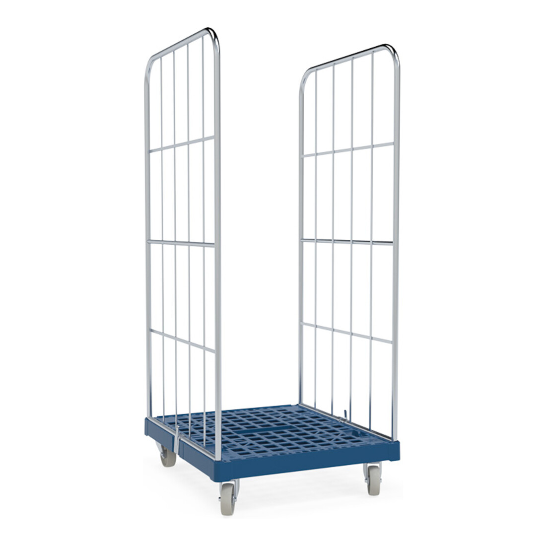 rolltainer® 1450 Système à emboîtement 724 x 815 mm 2 faces bleu