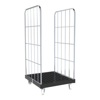 rolltainer® BASIC 724 x 815 mm 2-zijdig ø 20 mm blauw verzinkt
