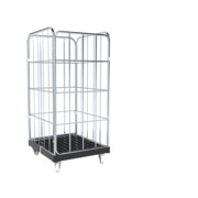 rolltainer® BASIC 724 x 815 mm 4 côtés ø 20 mm Cr 3 bleu galvanisé-1