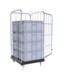 rolltainer® BASIC 724 x 815 mm 4 côtés ø 20 mm Cr 3 bleu galvanisé
