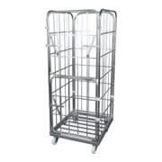 rolltainer® Carrello di trasporto 1650 ME 710 x 800 mm parete anteriore pieghevole Cr 3-1