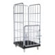rolltainer® Chariot de transport 1460 KU noir 724 x 815 mm paroi avant rabattable Cr 3