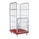 rolltainer® Chariot de transport 1460 KU rouge 724 x 815 mm pliable Cr 3