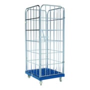 rolltainer® Chariot de transport 1650 KU bleu 724 x 815 mm 4 côtés Cr 3-1