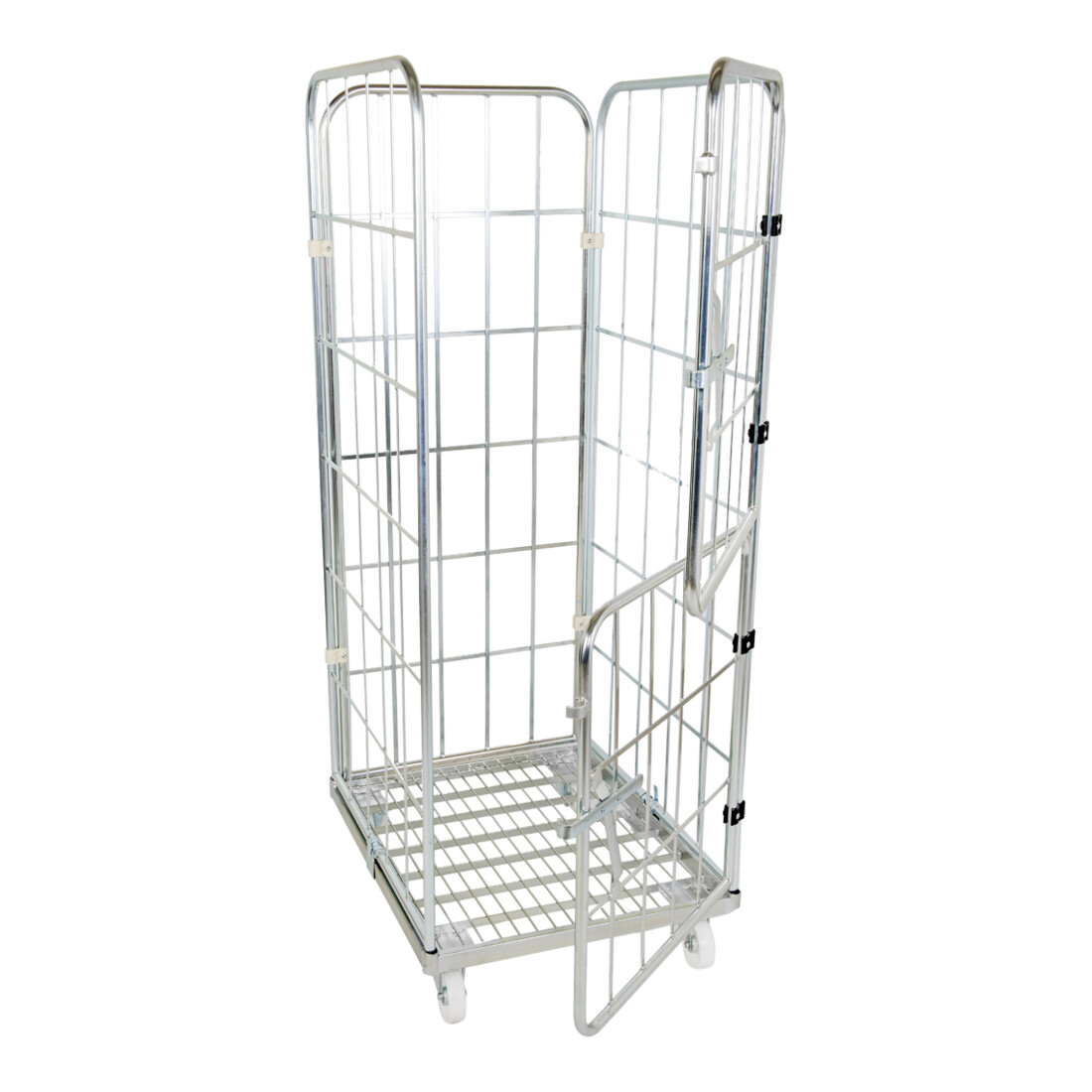 rolltainer® Chariot de transport 1650 ME 710 x 800 mm pivotant 4 côtés Cr 3