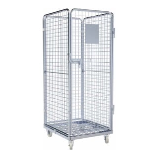 rolltainer® Conteneur en acier ADB 1600 ME 710 x 800 mm 4 côtés 1 porte Cr 3