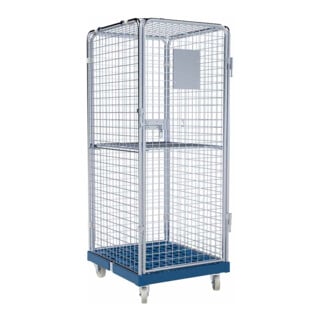 rolltainer® Conteneur roulant ADB 1600 KU 724 × 815 mm 5 côtés 1 porte 1 ZWB pliable