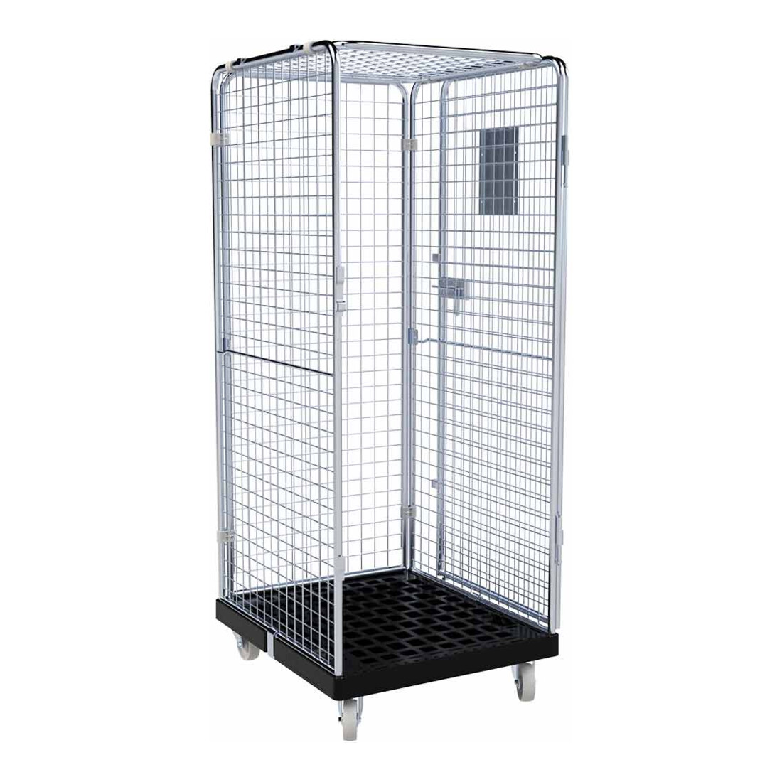 rolltainer® Chariot roulant ADB 1600 KU 724 x 815 mm 5 côtés 1 porte