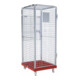 rolltainer® Conteneur roulant ADB 1600 KU rouge 724 x 815 mm 5 côtés 1 porte 1 tablette pliante