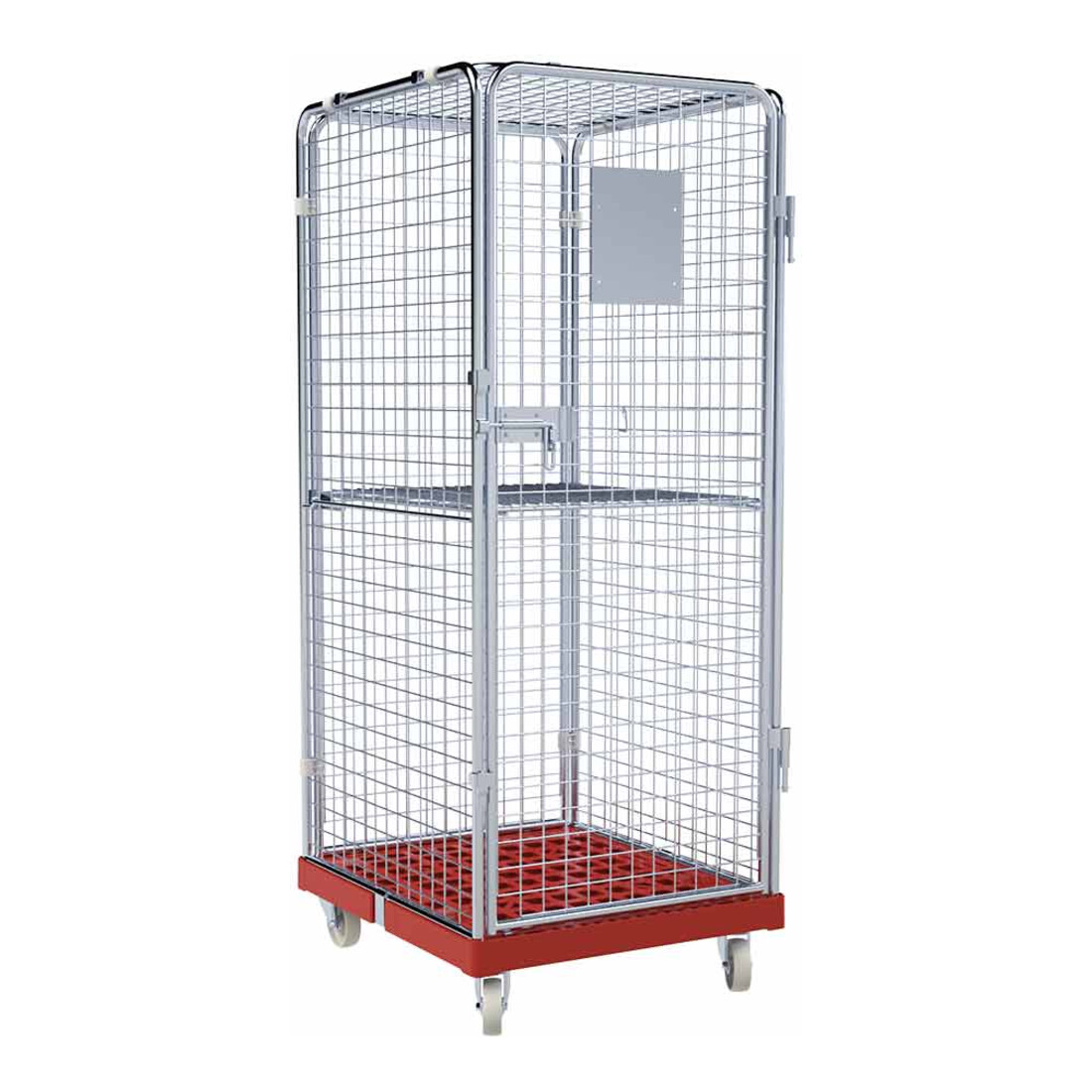 rolltainer® Contenitore mobile ADB 1600 KU 724 x 815 mm 5 lati 1 porta 1 ZWB pieghevole