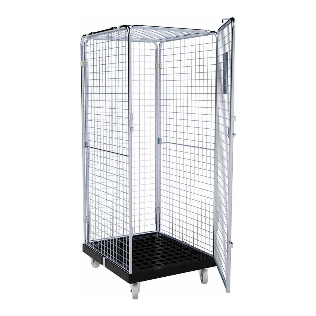 rolltainer® Contenitore mobile ADB 1600 KU 724 x 815 mm 5 lati 1 porta