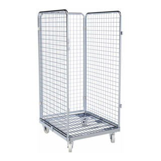 rolltainer® Contenitore in acciaio ADB 1350 ME 710 x 800 mm 3 lati Cr 3