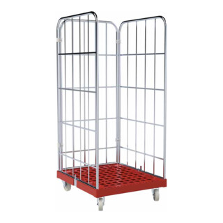 rolltainer® Kunststoffboden 1460 KU 724 x 815 mm 3-seitig Cr 3