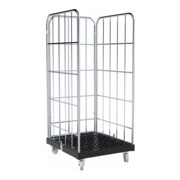 rolltainer® Kunststoffboden 1460 KU 724 x 815 mm 3-seitig Cr 3-1