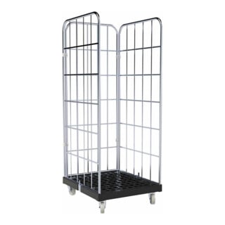 rolltainer® Kunststoffboden 1650 KU 724 x 815 mm 3-seitig Cr 3