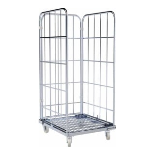 HMH rolltainer® Metallboden 1460 ME 710 x 800 mm 3-seitig Cr 3