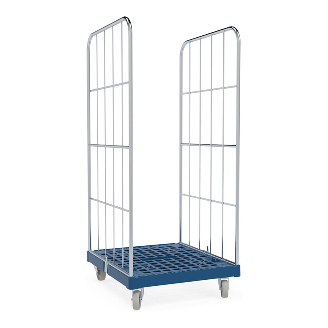 rolltainer® Piastra rotolante 1350 sistema a incastro blu 724 x 815 mm doppia faccia