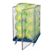 rolltainer® Rollbehälter ADB 1020 KU 724 x 815 mm 4-seitig 1 Tür-3