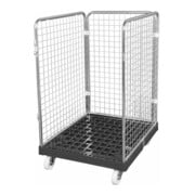 rolltainer® Rollbehälter ADB 1020 KU 724 x 815 mm 3-seitig Cr 3-1