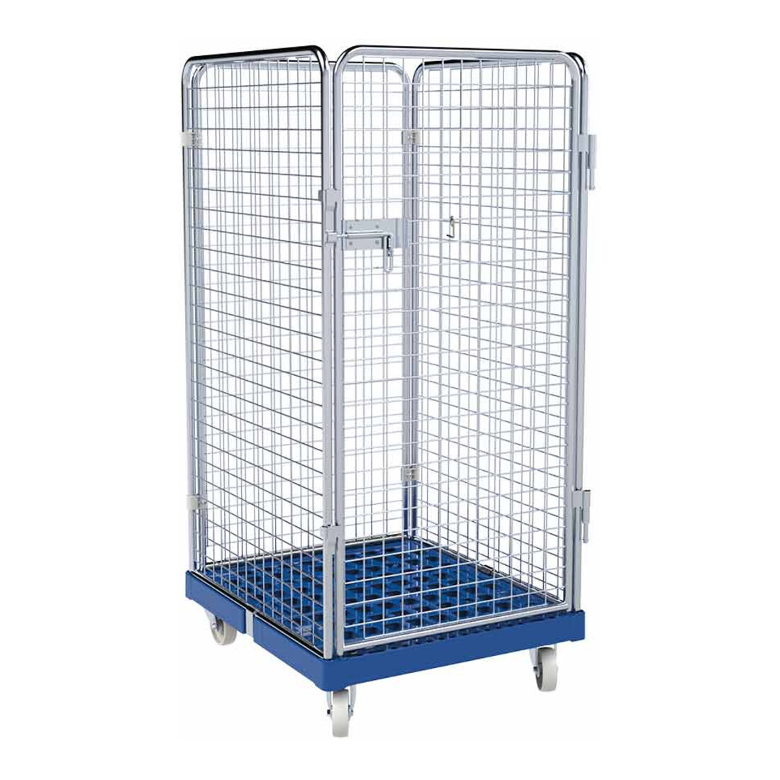 rolltainer® Rollbehälter ADB 1350 KU 724 x 815 mm 4-seitig 1 Tür