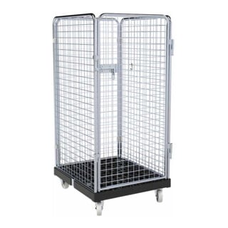 rolltainer® Rollbehälter ADB 1350 KU 724 x 815 mm 4-seitig 1 Tür