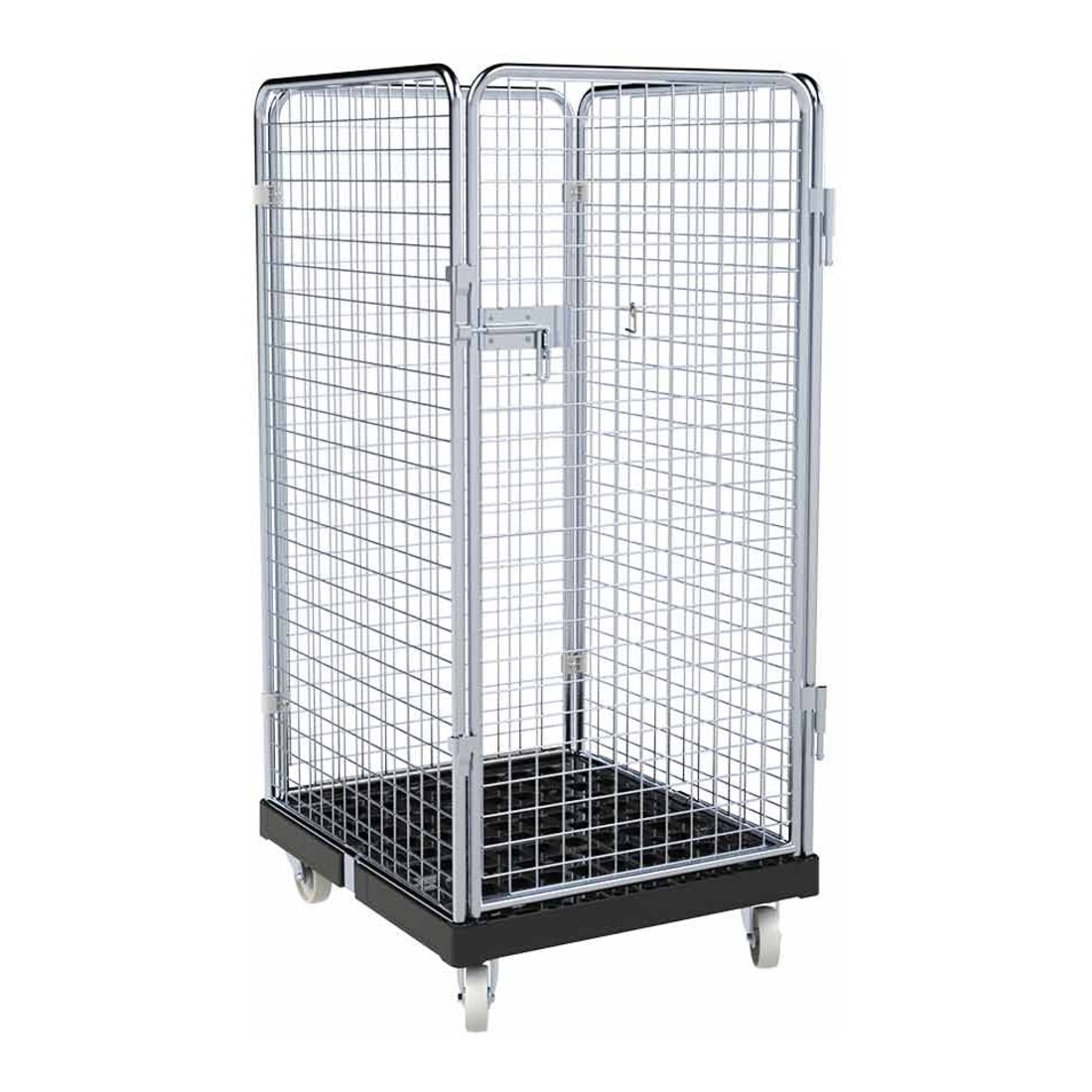 rolltainer® Rollbehälter ADB 1350 KU 724 x 815 mm 4-seitig 1 Tür