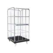 rolltainer® Rollcontainer BASIC 724 x 815 mm 4-zijdig Cr 3 blauw verzinkt-1