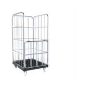 rolltainer® Rollcontainer BASIC 724 x 815 mm 4-zijdig Cr 3 blauw verzinkt-2
