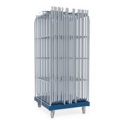 rolltainer® Rollplatte 1350 Stecksystem blau 724 x 815 mm 2-seitig-4