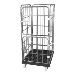 rolltainer® Rolltainer 1650 KU noir 724 x 815 mm pivotant 4 côtés Cr 3