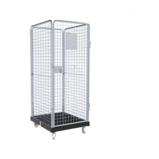 rolltainer® Rolltainer ADB "BASIC" 1600 C KU RC noir 724 x 815 mm 4 côtés 1 porte