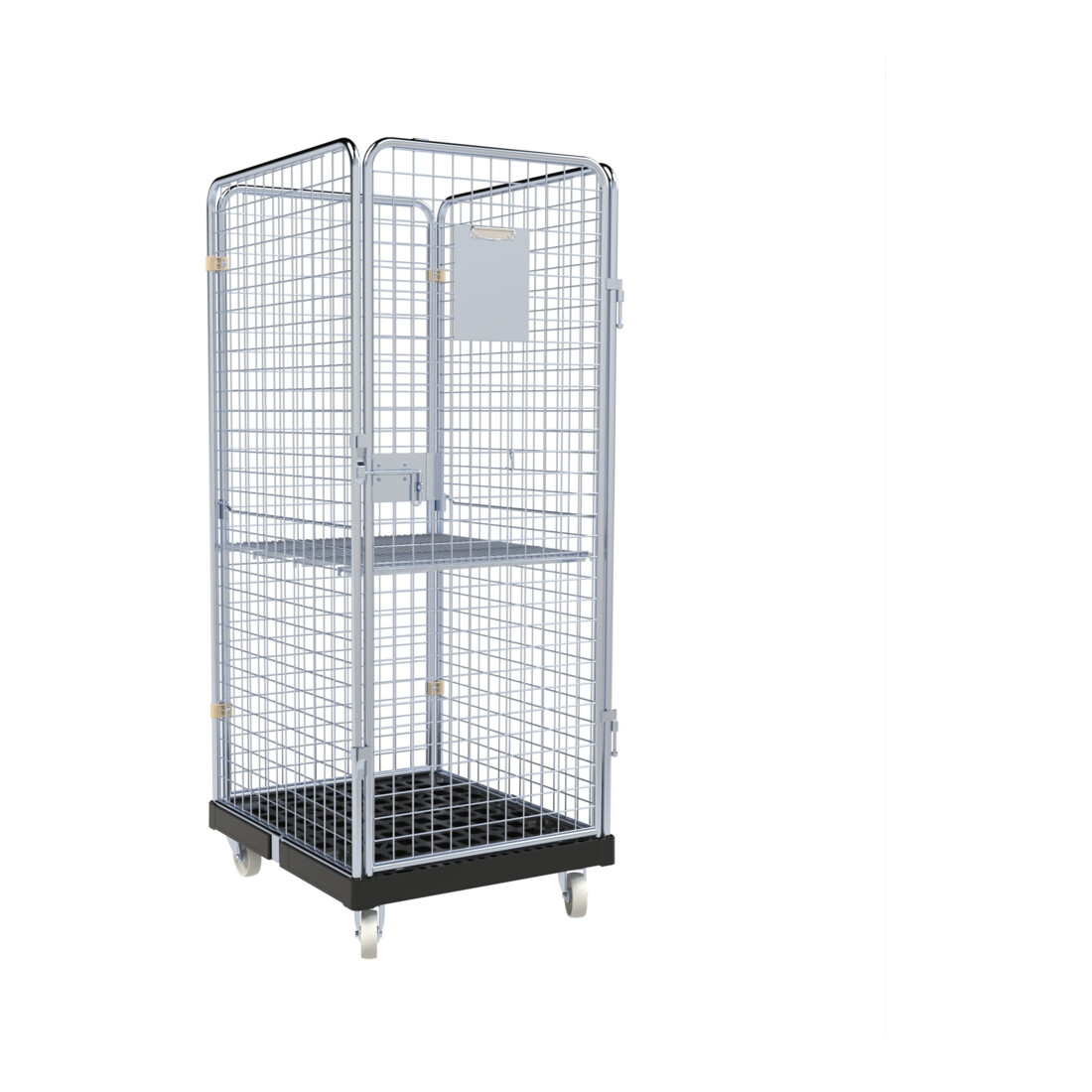 rolltainer® Rolltainer ADB "BASIC" 1600 C KU RC noir 724 x 815 mm 4 côtés 1 porte