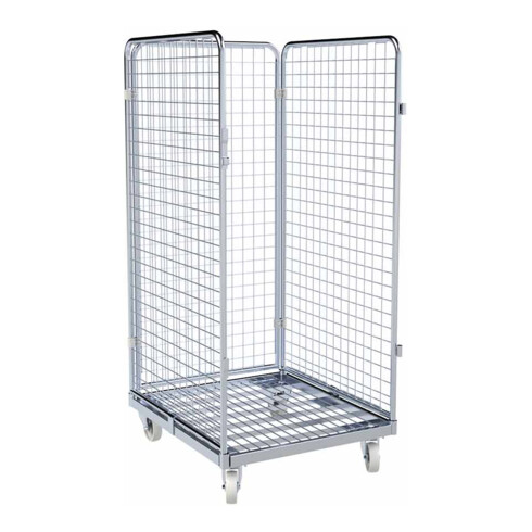 HMH rolltainer® Stahlbehälter ADB 1350 ME 710 x 800 mm 3-seitig Cr 3
