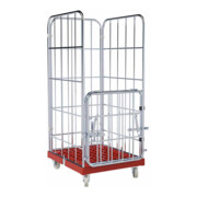 rolltainer® Transportwagen 1460 KU rot 724 x 815 mm klappbar Cr 3-3