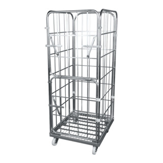 rolltainer® Transportwagen 1650 ME 710 x 800 mm klappbare Vorderwand Cr 3