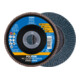 Rondelle à lamelles PFERD POLIFAN PFC 125x22,23 mm conique Z40 Ligne Uni PSF STEELOX acier/inox-1