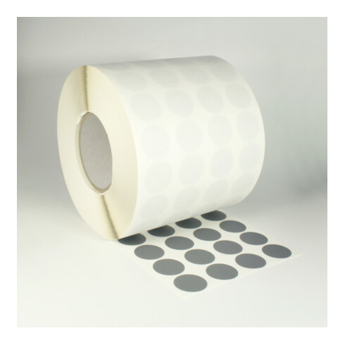 Ronden/ Klebepunkte Gewebeklebeband 30mm grau, 3.125 Stk pro Rolle