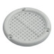 Rosace de ventilation diamètre 60mm plastique blanc à visser-1