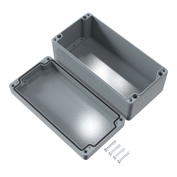 rose Boîtier aluminium 100 x 200 x 80