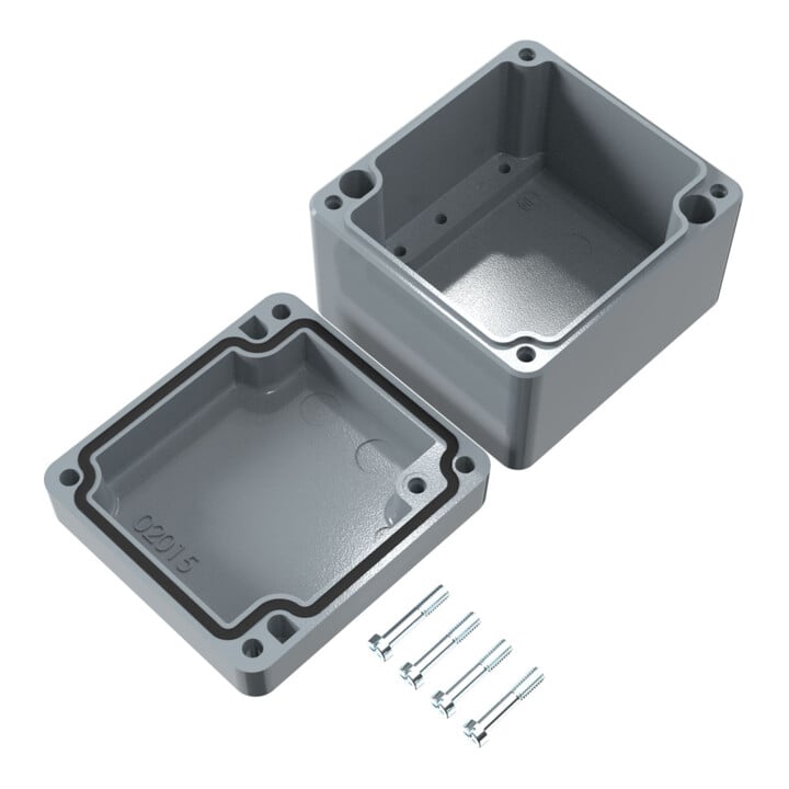 Rose System Gehäuse Aluminium 80x75x57 00010808060