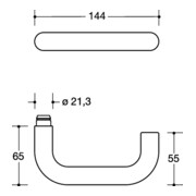 Rosetten-Drückergrt.111XAH/109XA/305/306.23XA PZ TS38,1-48mm VA matt Wechselgrt.-4