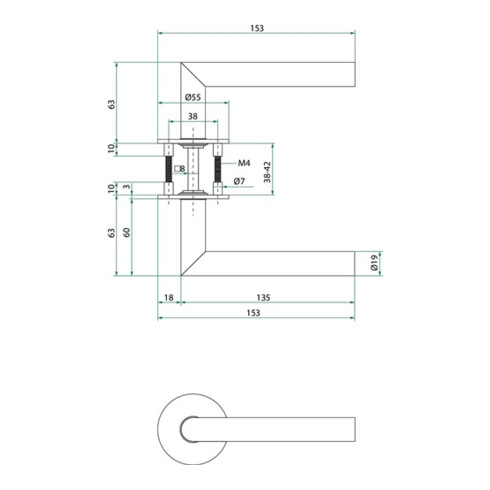 Rosettengrt.0035.184005 VA 304 rd.PZ DIN L/R D/D INTERSTEEL