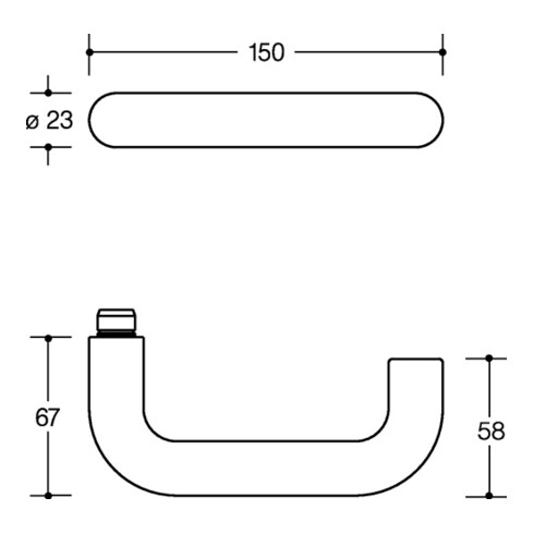 Rosettengrt.111PBR01.230 Ku.92 ma rd.BB DIN L/R D/D HEWI