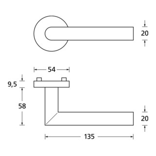 Rosettengrt.PB3.0-1106 VA EST rd.WC DIN L/R D/D SCOOP